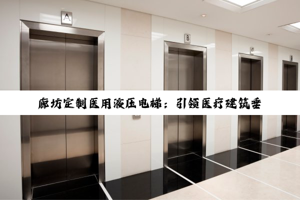 廊坊定制医用液压电梯：引领医疗建筑垂直交通新趋势与绿色节能热点