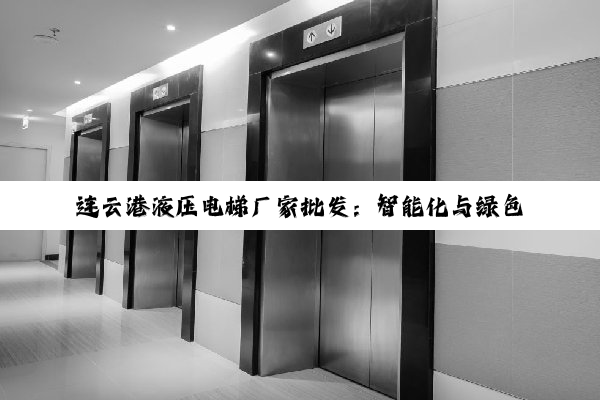 连云港液压电梯厂家批发：智能化与绿色化趋势下的新机遇