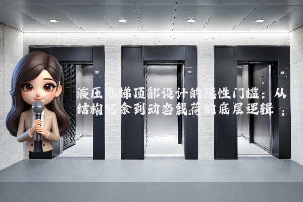 液压电梯顶部设计的隐性门槛:从结构冗余到动态载荷的底层逻辑