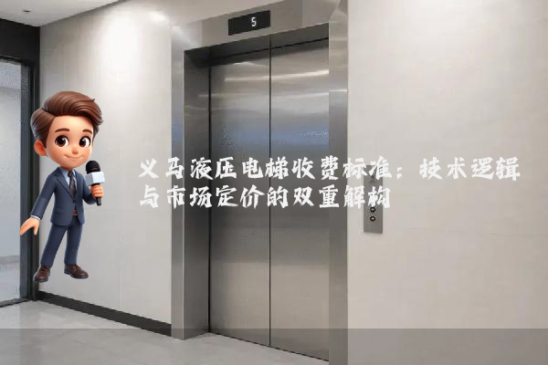 义马液压电梯收费标准:技术逻辑与市场定价的双重解构